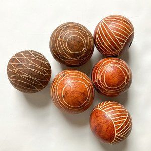 Decorative Balls, Set of 6